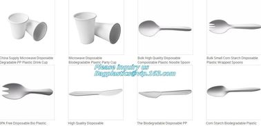 SUGARCANE CUPS PLATE BOWL CONTAINERS, ECO FRIENDLY BIOGERADABLE CULTERY, PLA TRAY, STARCH BASED PRODUCTS BAGEASE PACKAGE