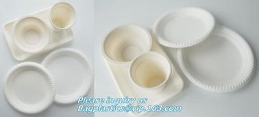 SUGARCANE BAGASSE PLA DINNERWARE BIO ECO TABLEWARE, CUP PLATE BOWL CONTAINER,PLA DISH TRAY, CULTERY BAGPLASTICS BAGEASE