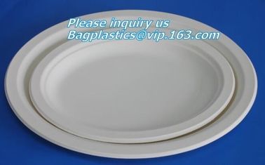 round eco friendly corn starch plates restaurant disposable plates,Safe product biodegradable salad plate biodegradable