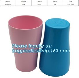 Compostable cup,PLA Biodegradable Disposable cup,6 7 8 9 10 12 16 20 oz disposable plastic pp ps pet PLA cup with dome