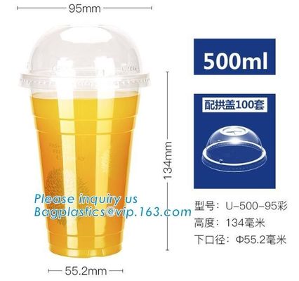 coffee cups with lids organic fancy disposable paper cup PLA,CPLA Biodegradable Flat Lid For Hot Cup, bagease bagplastic