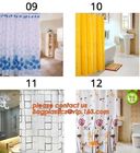 EU and USA best choose and fashionable priting YOUR LOGO shower curtain, bath curtain with lowest PRICE, Bathroom Custom