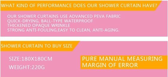 polyester solid color hotel custom shower curtain, polyester jacquard stripe plain dyed colored hotel bathroom shower cu