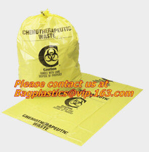 Clinical supplies, biohazard,Specimen bags, autoclavable bags, sacks, Cytotoxic Waste Bags