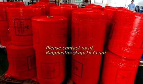 Biohazard Waste Bags, Biohazard Garbage, Waste Disposal Bag, Blue bags, sacks, medical clinics, doctors offices nursing