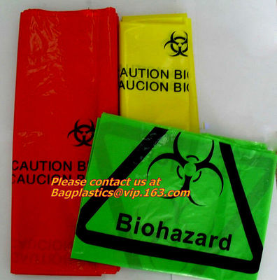 Biohazard Plastic Bags, Biohazard Bags, Red Biohazard Waste Bags, Medical waste Bag, infectious bags, bagplastics, bagea