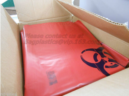 infectious biohazard bags, Clinical supplies, biohazard,Specimen bags, autoclavable bags, sacks, Cytotoxic Waste Bags