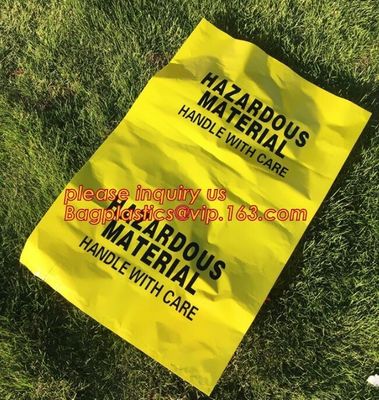 autoclavable ldpe medical biohazard waste plastic bags for clinical waste, Biohazard disposable medical sterilization, h