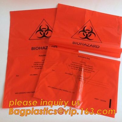 Extra large capacity biohazard drawtape trash bag interleaf coreless roll plastic garbage bag for hospital use, Industri