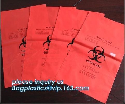 Biohazard liner bags, drawstring liner, drawtape liner, clinical, medical, hospital, healthcare, medication, supplies