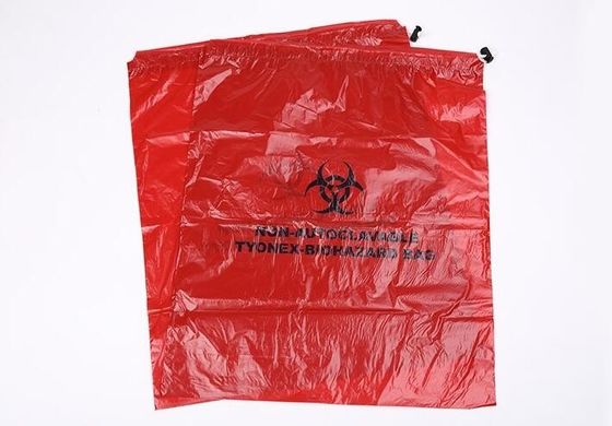 Medical waste garbage bags / Yellow Red Medical waste garbage bags/ Infections Linens Waste Bags, Biohazard &amp; Linen Bags