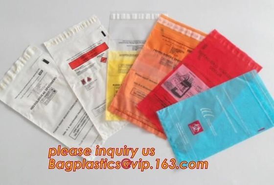 Lab Bags Specimen Bags zip bag, Medical Grade Laboratory Specimen Bag, Three Wall Biohazard Specimen Bag With a Document