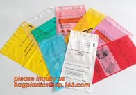 Medical packing Zip lockk sealing plastic biohazard specimen bag customized pouch, Disposable plastic medical waste specim