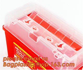 5-quart sharp containers regulations, biohazard sharp container, Disposable dual biohazard supplies - syringes without n