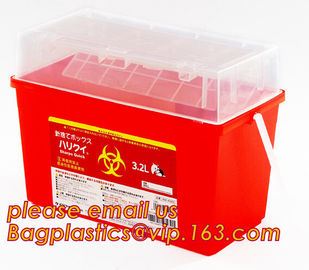 5-quart sharp containers regulations, biohazard sharp container, Disposable dual biohazard supplies - syringes without n