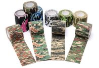 2&quot;x5yards self-adhesive camo colored elastic cohesive bandage, breathable waterproof camouflage home care products kines