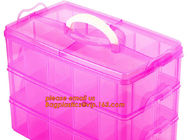 adjustable plastic storage box plastic screw bead box, Detachable Compartments Clear Plastic Divided Storage Box for Scr