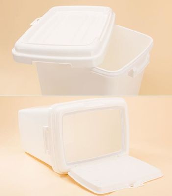Food grade square Plastic Bucket 20 liter with lid, dog food plastic container, PP/PE Plastic dogs-food Bucket Pail Easi