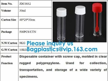 Disposable Urine Specimen Cup/Urine Sample Containers/Urine Collection Cup,Sterile Disposable Hospital Sample 60ml 100