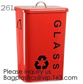 Kitchen/Home/Household/Outdoor/Recycling,Copper Garbage Can Tin Garbage Bin,Pedal Tin Waste Bin,galvanized metal Tin gar