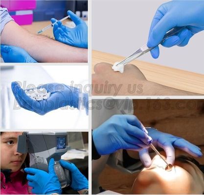 Protective gloves nitrile/disposable nitrile gloves,3.5g 4.0g 4.5g 5.0g Blue bulks Nitrile Glove/cheap nitrile gloves/di