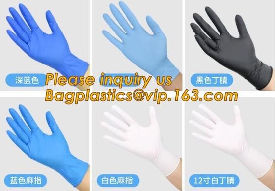 Free sample biodegradable custom powder free disposable 9 mil nitrile glove,diamond texture disposable Nitrile gloves