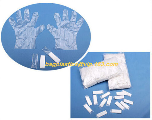 biodegradable compostable disposable plastic pe food handlng gloves, pac,iDisposable Transparent HDPE PE Plastic Gloves