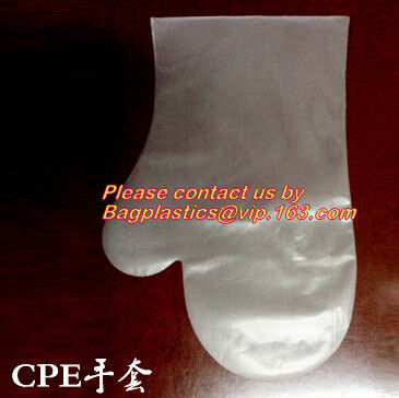 Wholesale gloves transparent plastic glove disposable clear pe medical glove,Food grade Oil resistant Glove PE CPE Dispo