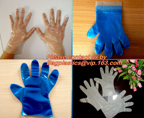 Wholesale gloves transparent plastic glove disposable clear pe medical glove,Food grade Oil resistant Glove PE CPE Dispo