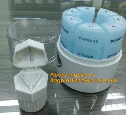 Pill Box for Pharamcy Promotion free pill box fancy weekly pill box,tablet drug color Monthly planner Compounding Medica