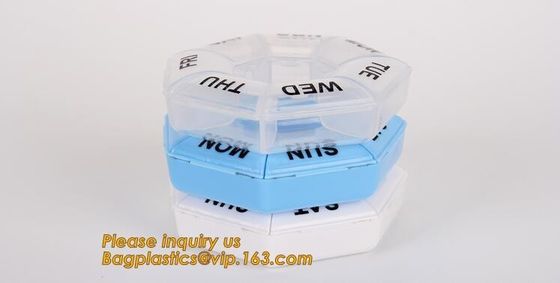 Pill Box for Pharamcy Promotion free pill box fancy weekly pill box,tablet drug color Monthly planner Compounding Medica