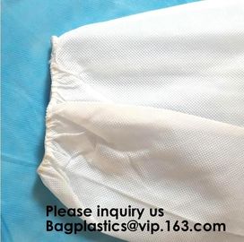 General Purpose Disposable Coverall with Boots, Elastic Cuff,Disposable Non-woven Fabric Oversleeves Arm Sleeves Covers