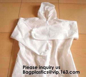 General Purpose Disposable Coverall with Boots, Elastic Cuff,Disposable Non-woven Fabric Oversleeves Arm Sleeves Covers