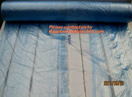 Pre-Folded masking film With Excellent Sealing Property, protective pretaped masking film, HDPE pre-taped masking film