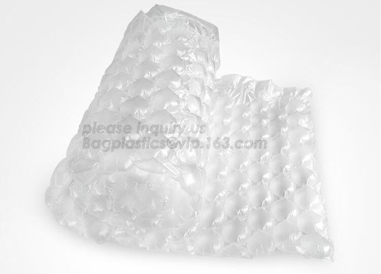 double wine bottle air bag packing, wine bottle air column bag packing, Inflating PE Film, cushion pillow air bag, cushi