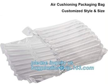 airbaker air cushion bags inflatable air pillow bag air column bag for wine, plastic pillow bag for filling, bagease