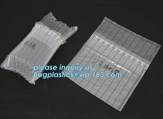 Safety Fill Plastic Inflatable Air Cushion Bubble Protection Packaging Bag, Strapping air inflatable cusioning film bag, voi