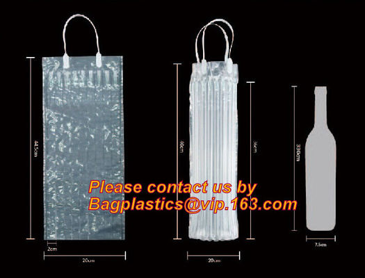 Plastic wrap air bag colume double layer bubble courier bag poly bubble bag for promotion, Shockproof Safety Air Cushion