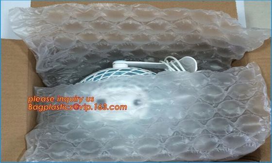 Plastic wrap air bag colume double layer bubble courier bag poly bubble bag for promotion, Shockproof Safety Air Cushion