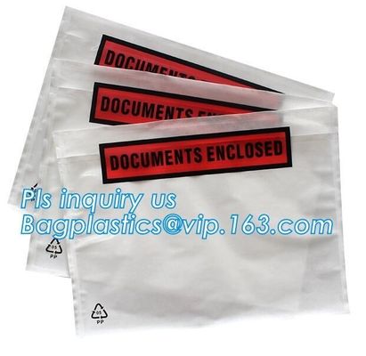 packing list envelope for AWB, packing list envelope mailing bag for express, Packing List Enclosed Envelopes, bagease