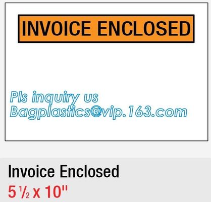 packing list envelope for AWB, packing list envelope mailing bag for express, Packing List Enclosed Envelopes, bagease