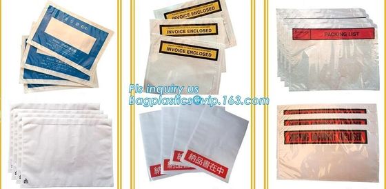 packing list envelope for AWB, packing list envelope mailing bag for express, Packing List Enclosed Envelopes, bagease