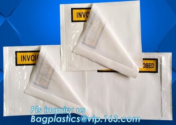 Clear Adhesive Back, Packing List / Shipping Label Envelope Pouches, seal envelope courier bag express custom mailing ba