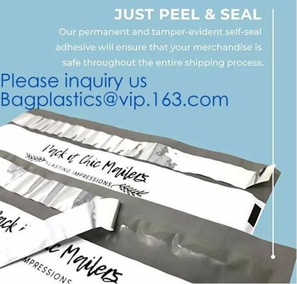 Recyclable Eco Reusable Compostable Mail Bag,EN13432 BPI OK compost home ASTM D6400 best biodegradable compostable plast