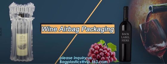 Wine airbag packaging, airbag, U bag, L bag, Q bag, double pack bags, air bubble bag, mailer, roll, toner cartridge air