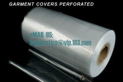 Plastic Cover films on roll, laundry bag, garment cover film, films on roll, laundry sacks