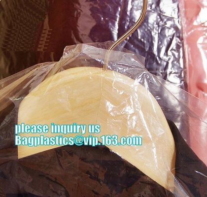 Transparent Wardrobe Storage Bags Cloth Hanging Garment Suit Coat Dust Cover,40&quot; Showerproof Transparent Suit Garment Co