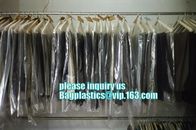 custom logo printed dry cleaning plastic transparent garment bags for dresses,commercial clear pe ldpe poly hotel laundr