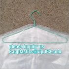 commercial clear pe ldpe poly hotel laundry roll up suit garment packaging dry cleaning cover plastic polythene bag for