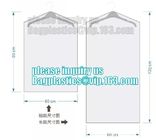 fashion disposable clear ldpe poly laundry suit garment packaging dry cleaning cover plastic bag for clothes on roll
